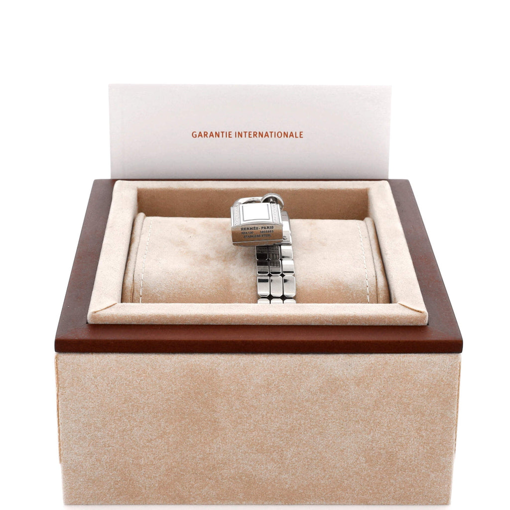Kelly Quartz Watch Stainless Steel with Diamond Bezel 16