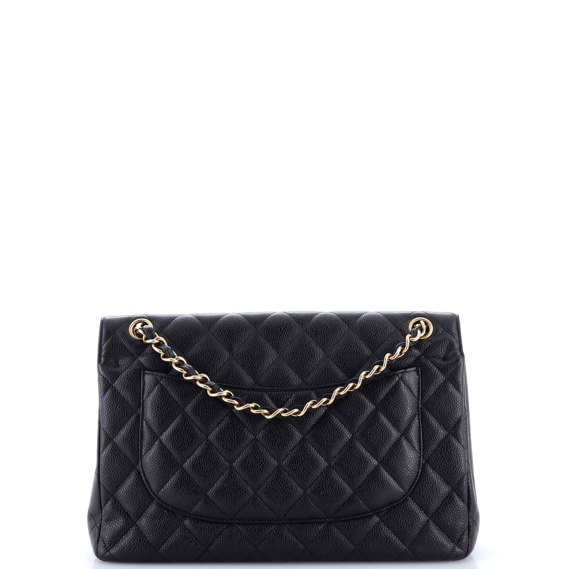 Classic Double Flap Bag Quilted Caviar Jumbo
