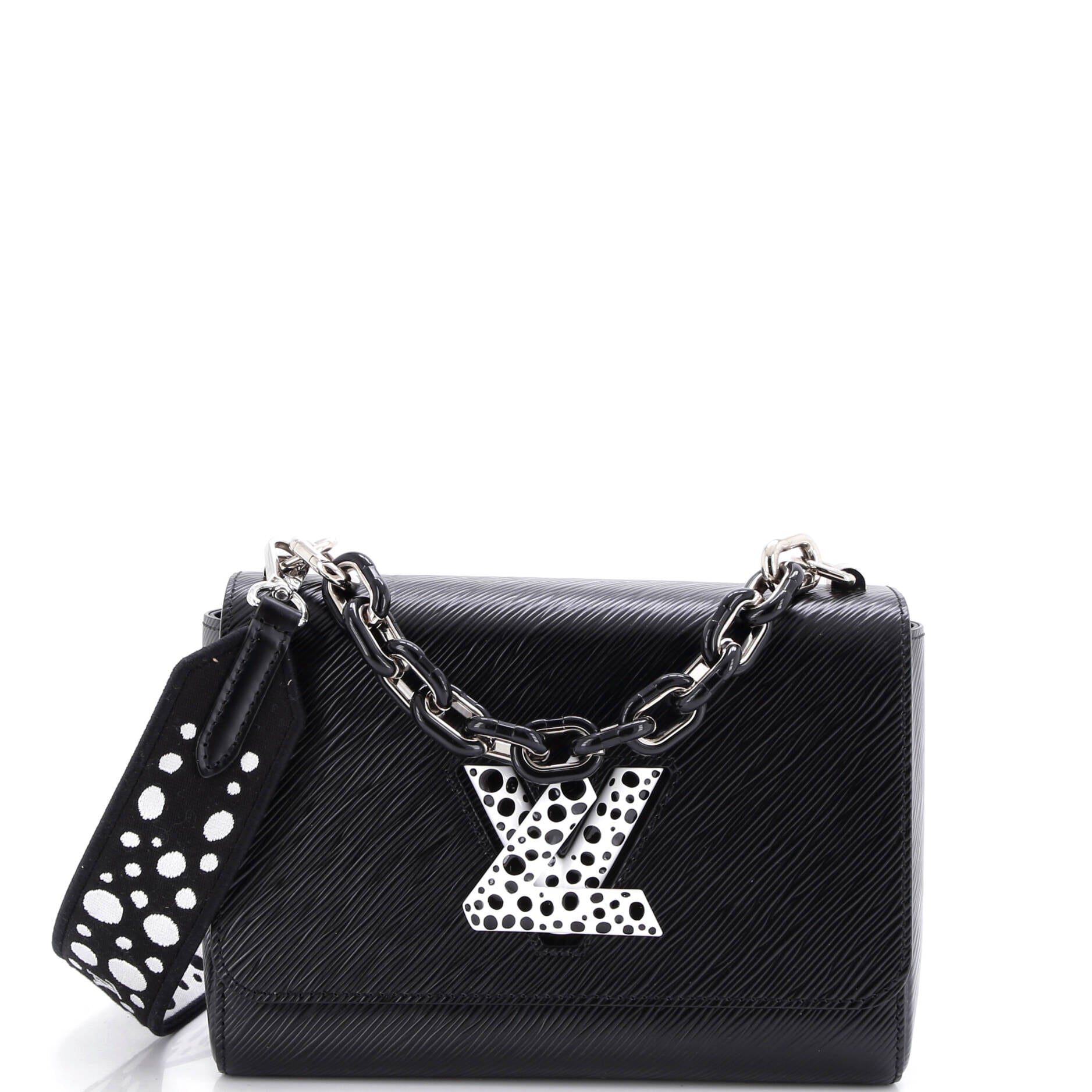 Twist Handbag Epi Leather with Yayoi Kusama Infinity Dots Detail MM