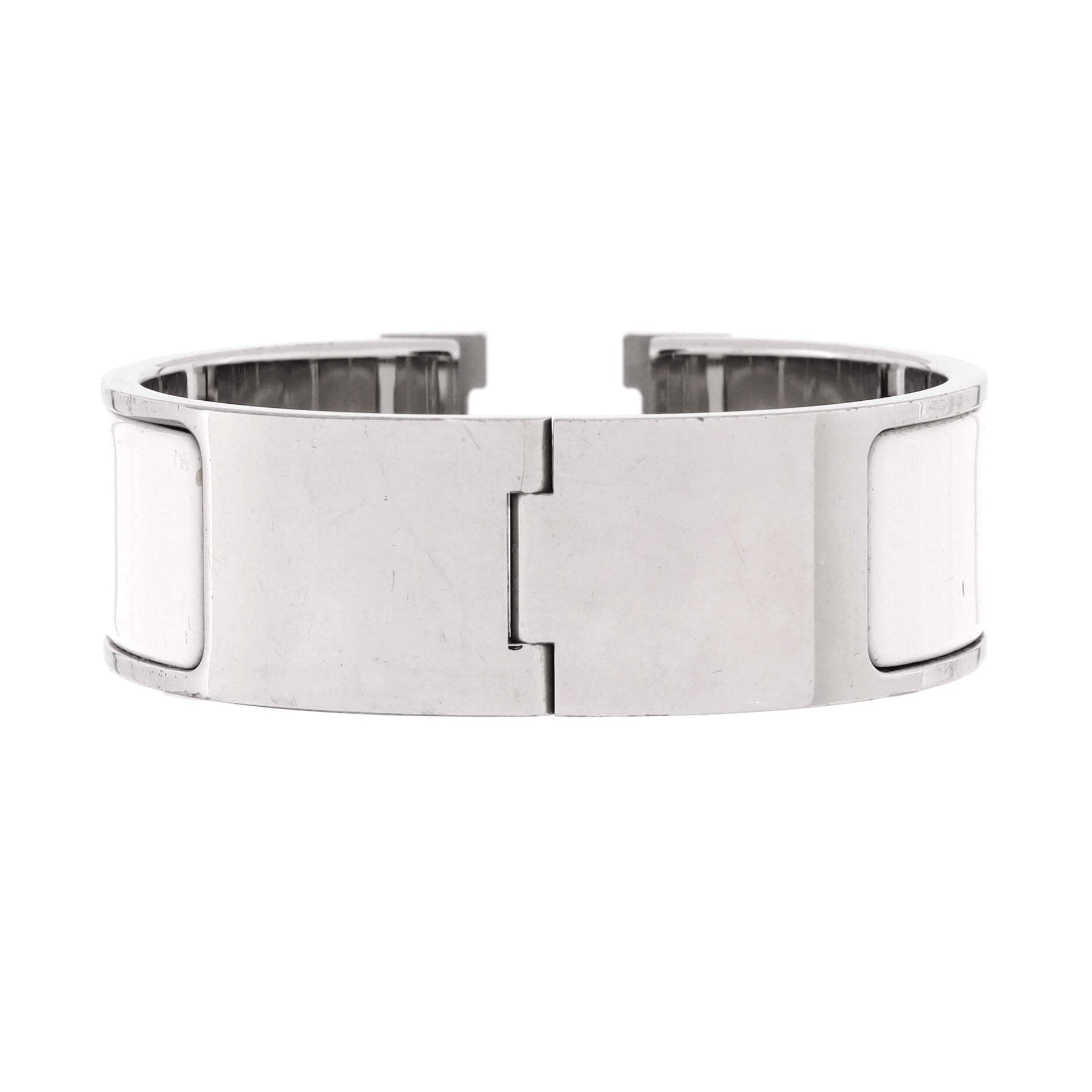 Clic Clac H Bracelet Metal and Enamel Wide