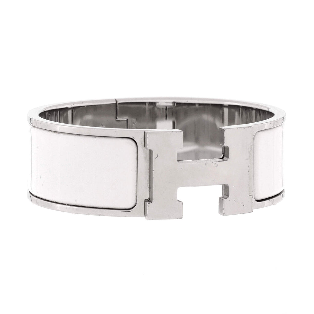 Clic Clac H Bracelet Metal and Enamel Wide