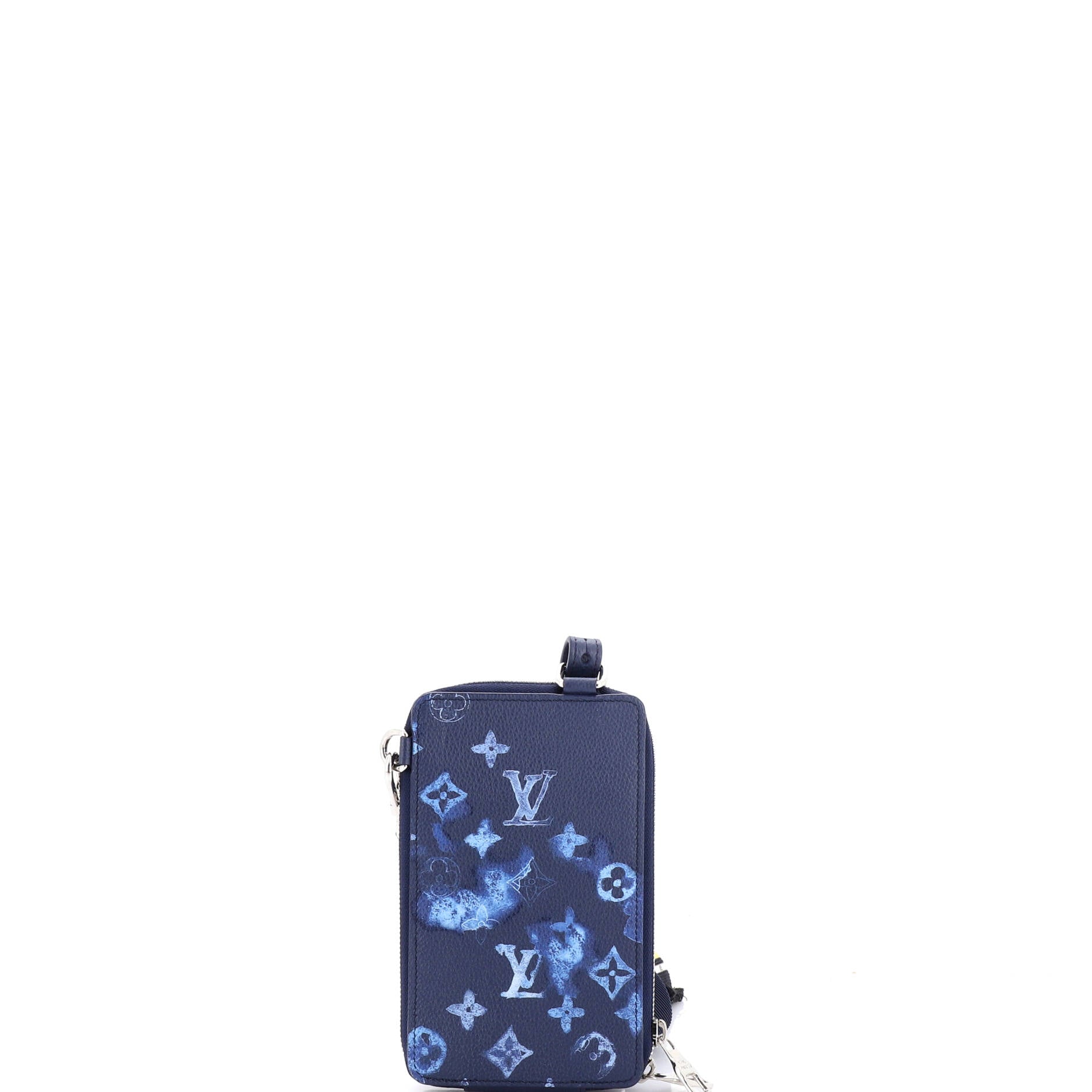 Phone Pouch Limited Edition Monogram Ink Watercolor Leather