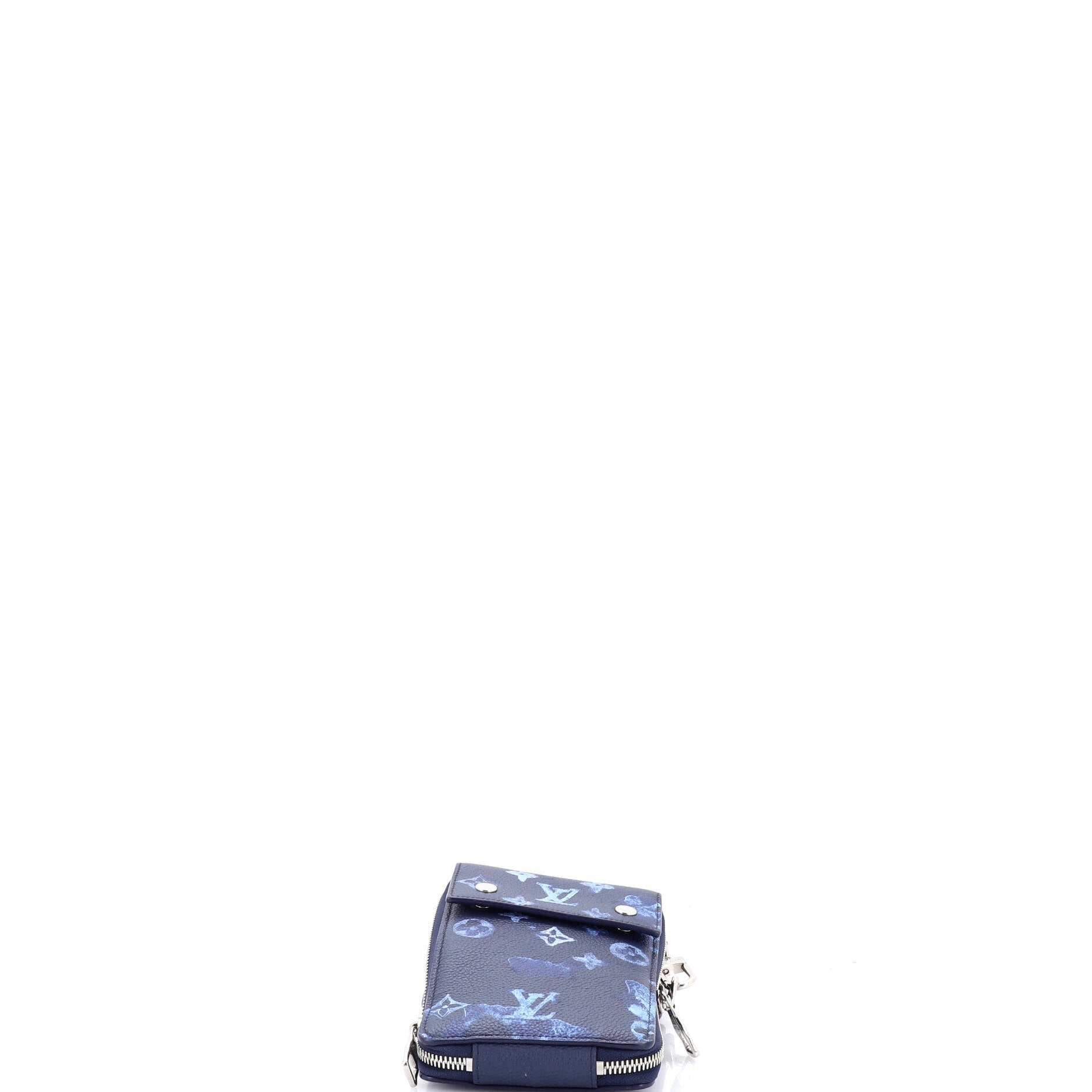Phone Pouch Limited Edition Monogram Ink Watercolor Leather
