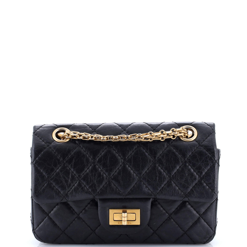 Reissue 2.55 Flap Bag Quilted Aged Calfskin 224
