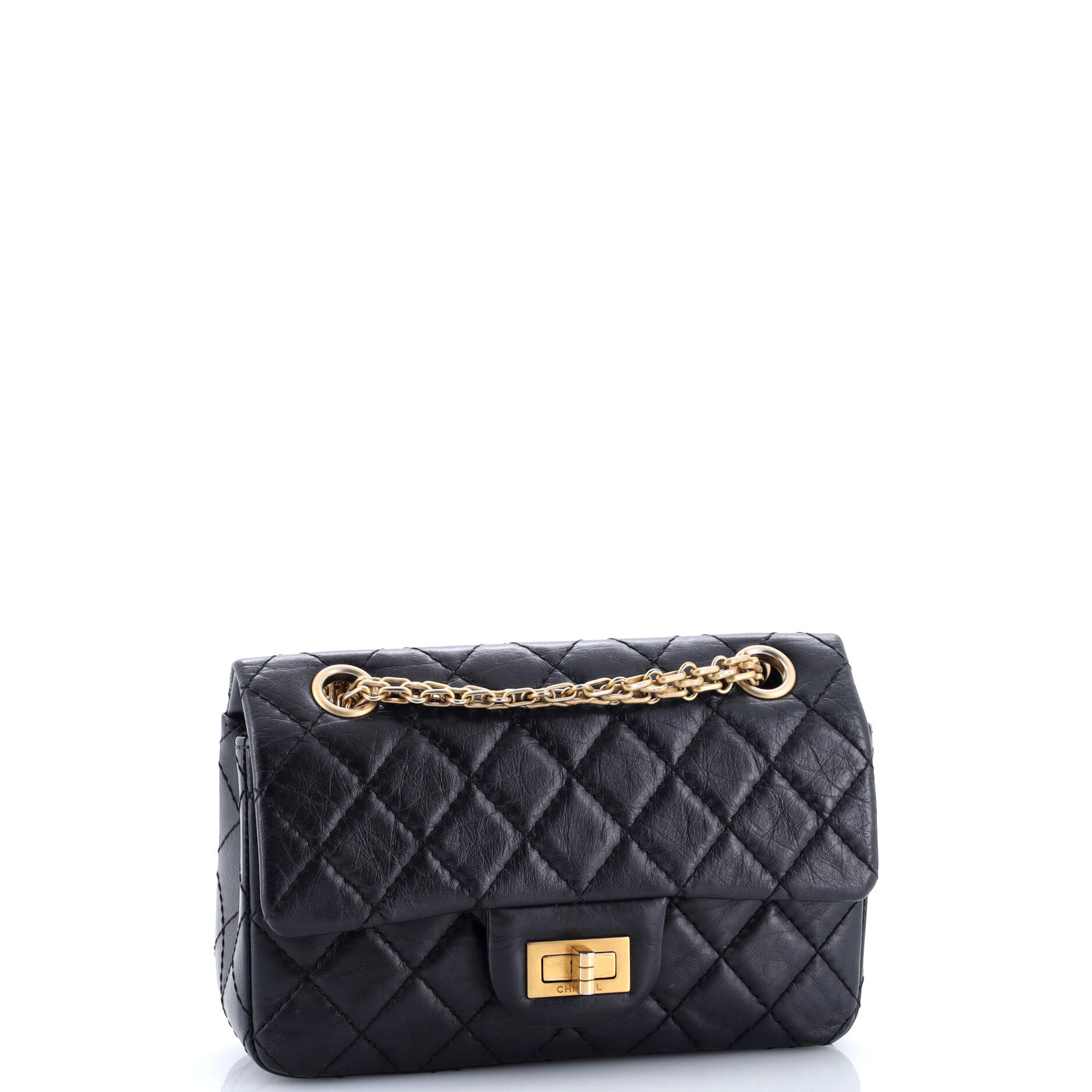 Reissue 2.55 Flap Bag Quilted Aged Calfskin 224