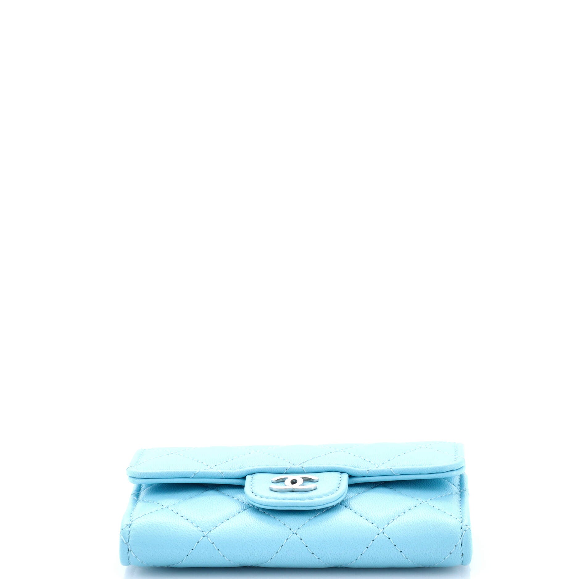 Classic Flap Card Case Quilted Lambskin