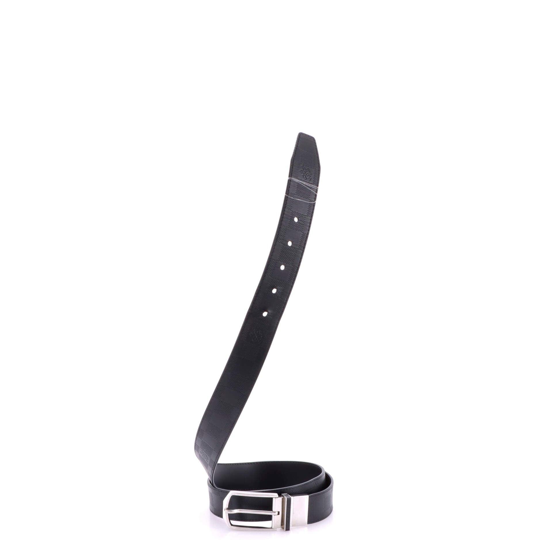 Slender Reversible Belt Damier Infini Leather Medium