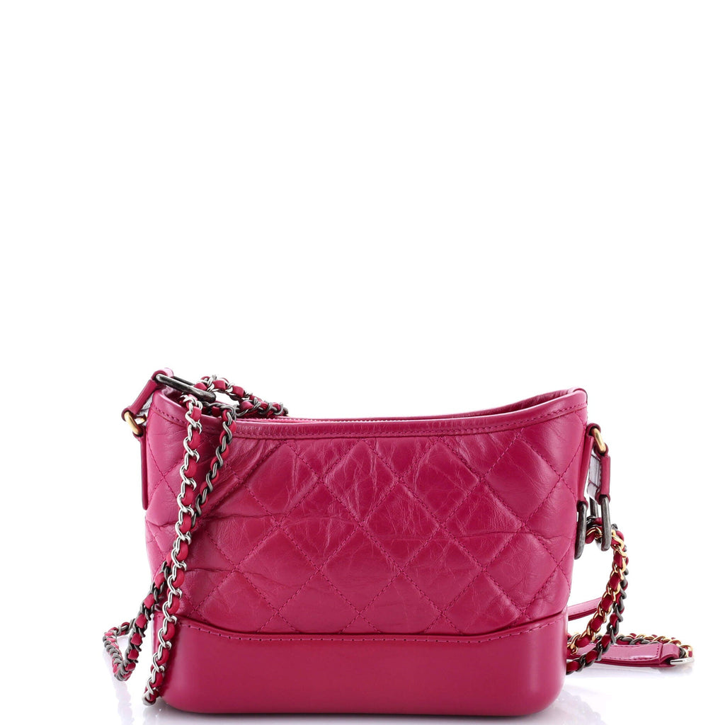 Gabrielle Hobo Quilted Aged Calfskin Small