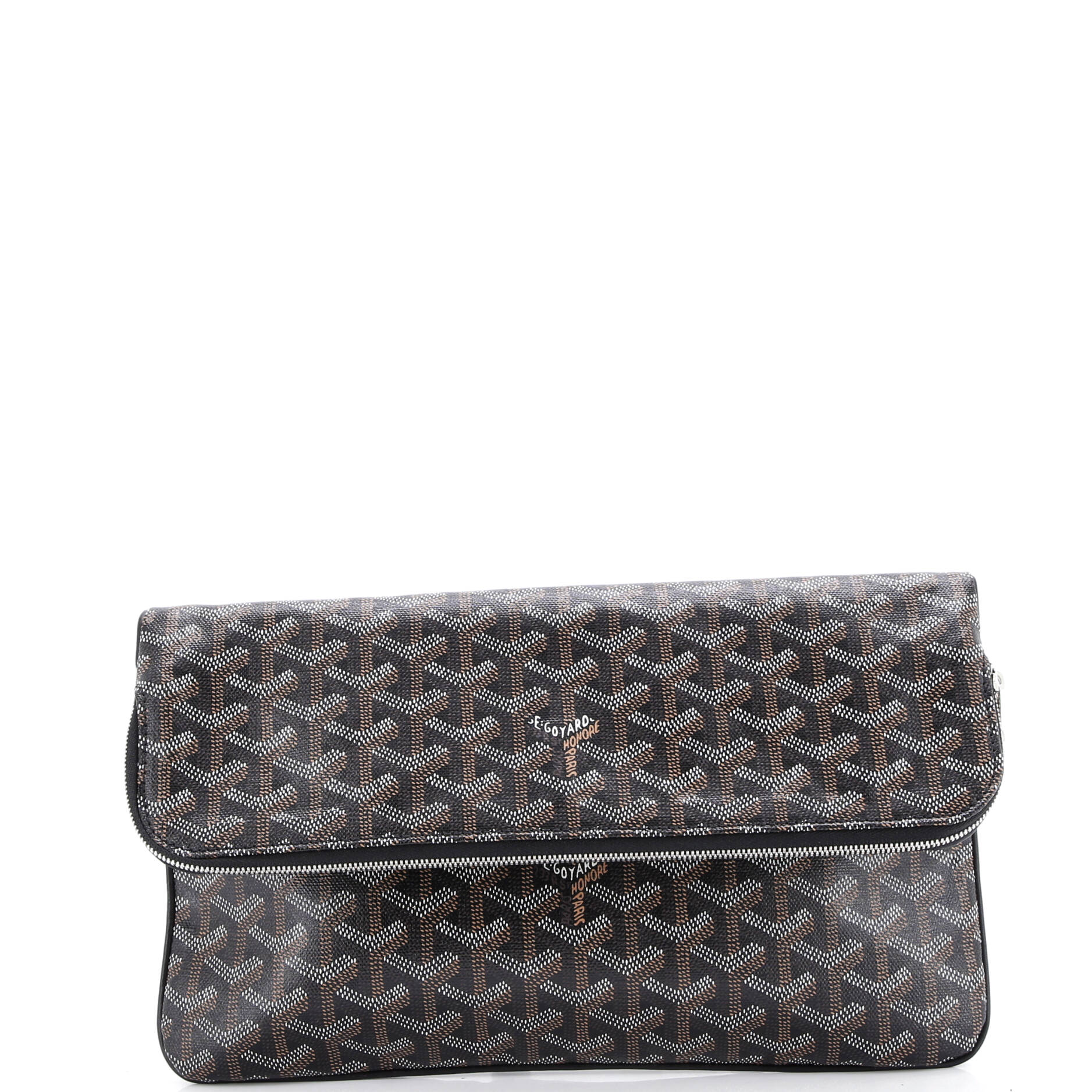 Saint Marie Clutch Coated Canvas