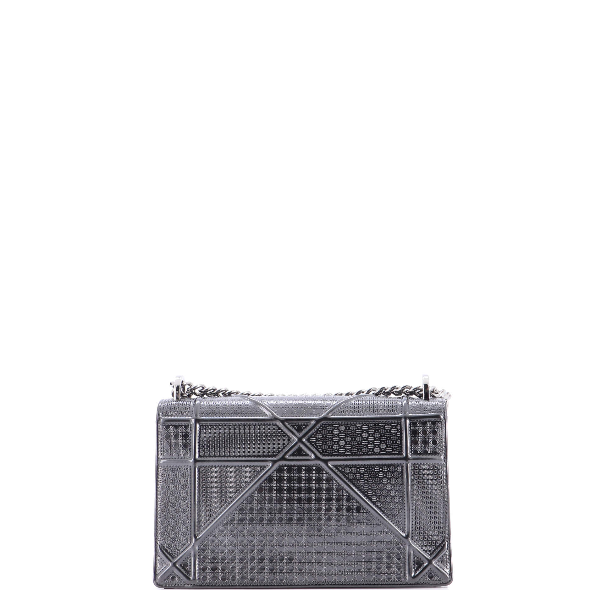 Diorama Flap Bag Cannage Embossed Calfskin Medium