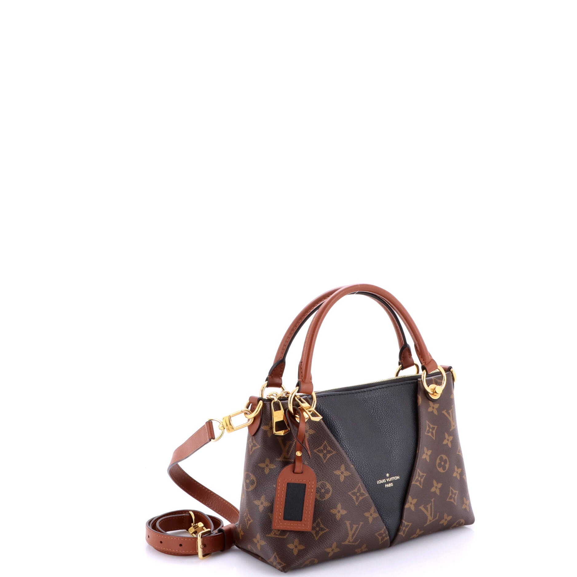 V Tote Monogram Canvas and Leather BB