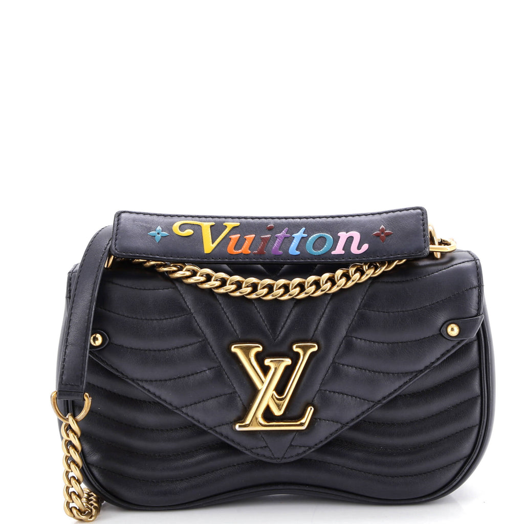 New Wave Chain Bag Quilted Leather MM