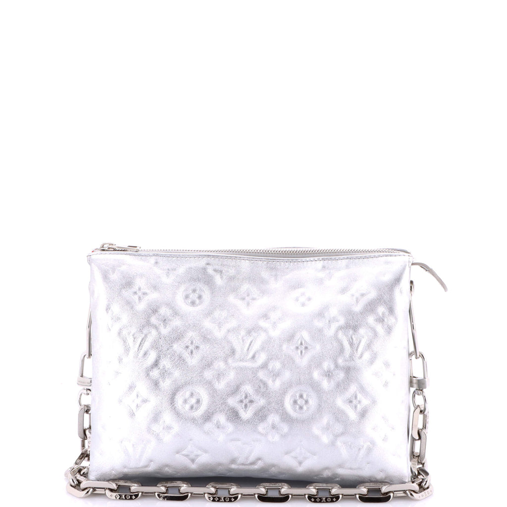 Coussin Bag Monogram Embossed Lambskin PM