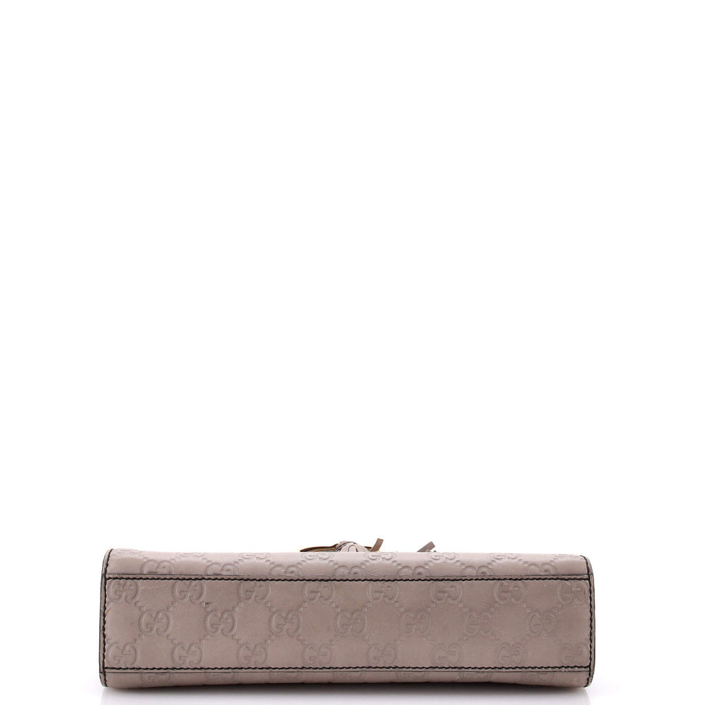 Emily Chain Flap Shoulder Bag Guccissima Leather Small