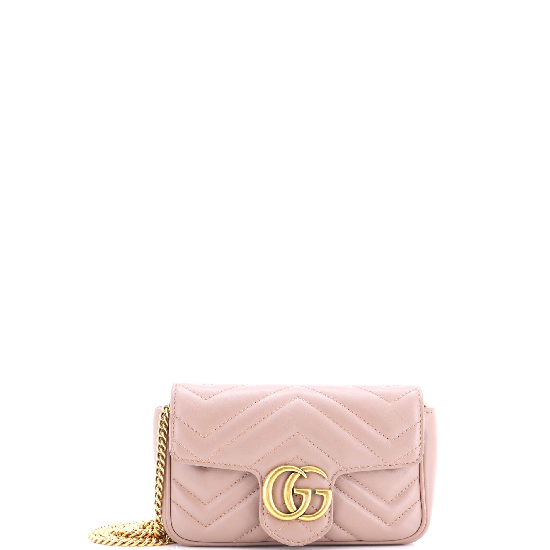 GG Marmont Flap Bag Matelasse Leather Super Mini