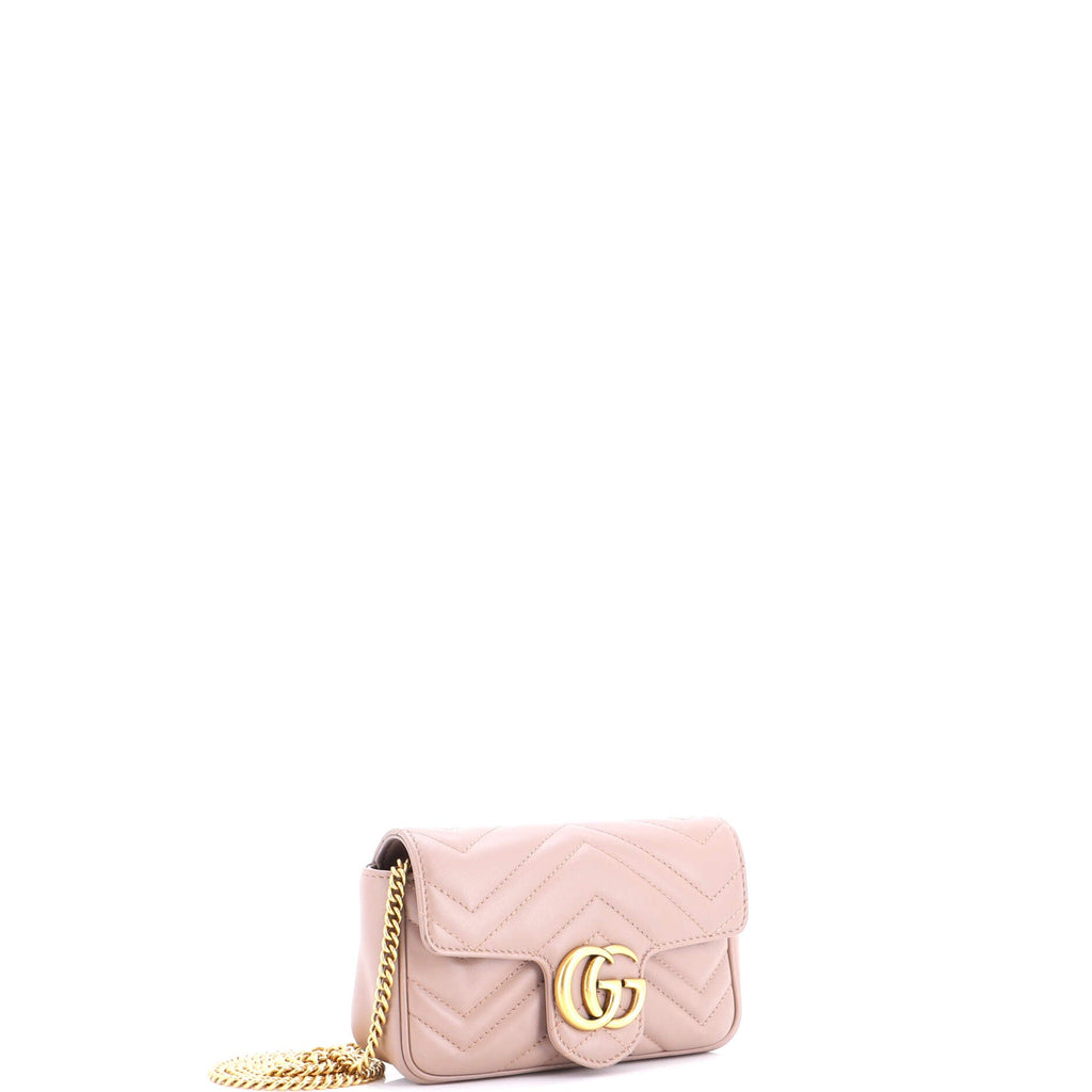 GG Marmont Flap Bag Matelasse Leather Super Mini