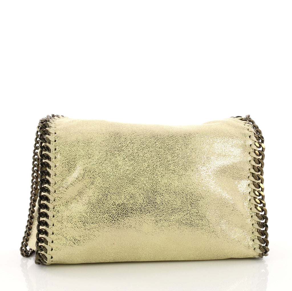 Falabella Fold Over Crossbody Bag Shaggy Deer Mini