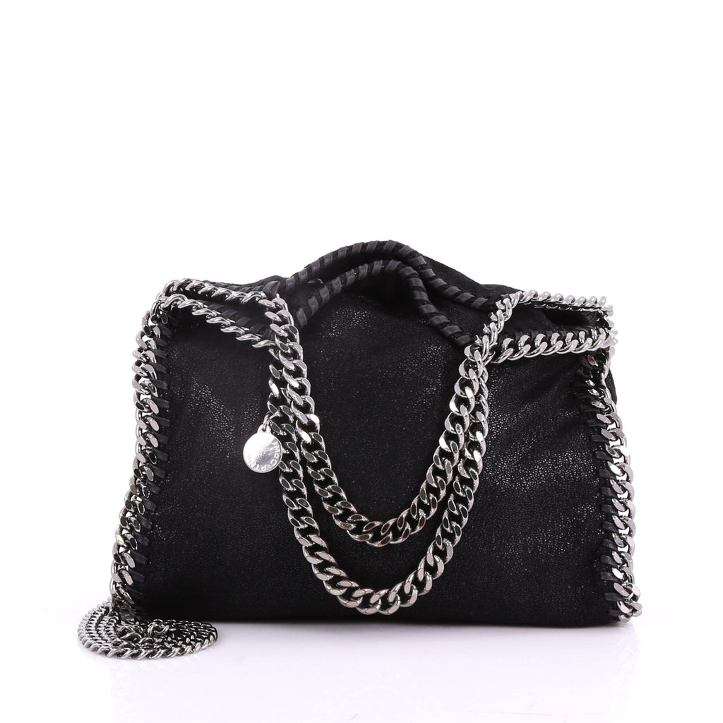 Falabella Fold Over Crossbody Bag Shaggy Deer Mini