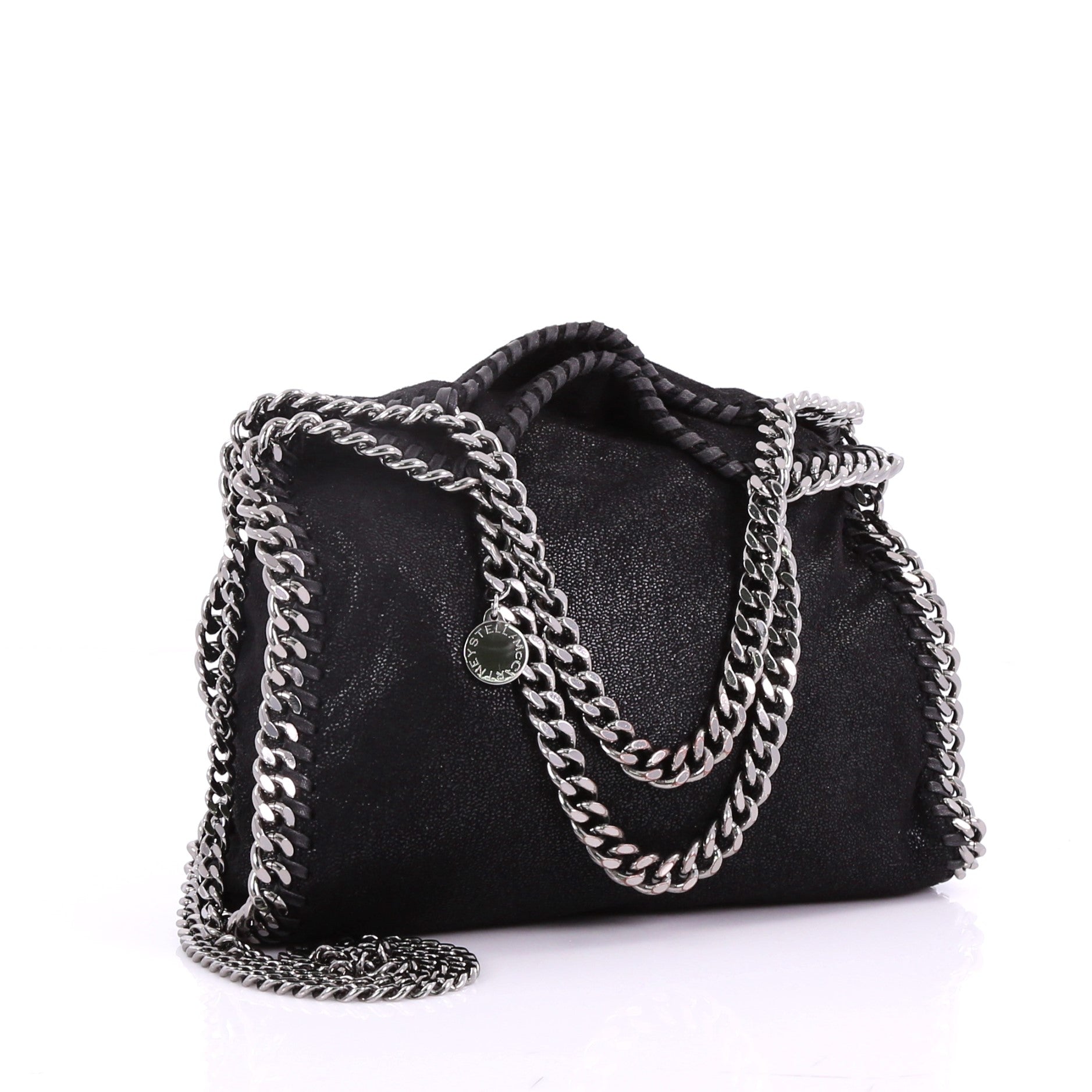 Falabella Fold Over Crossbody Bag Shaggy Deer Mini