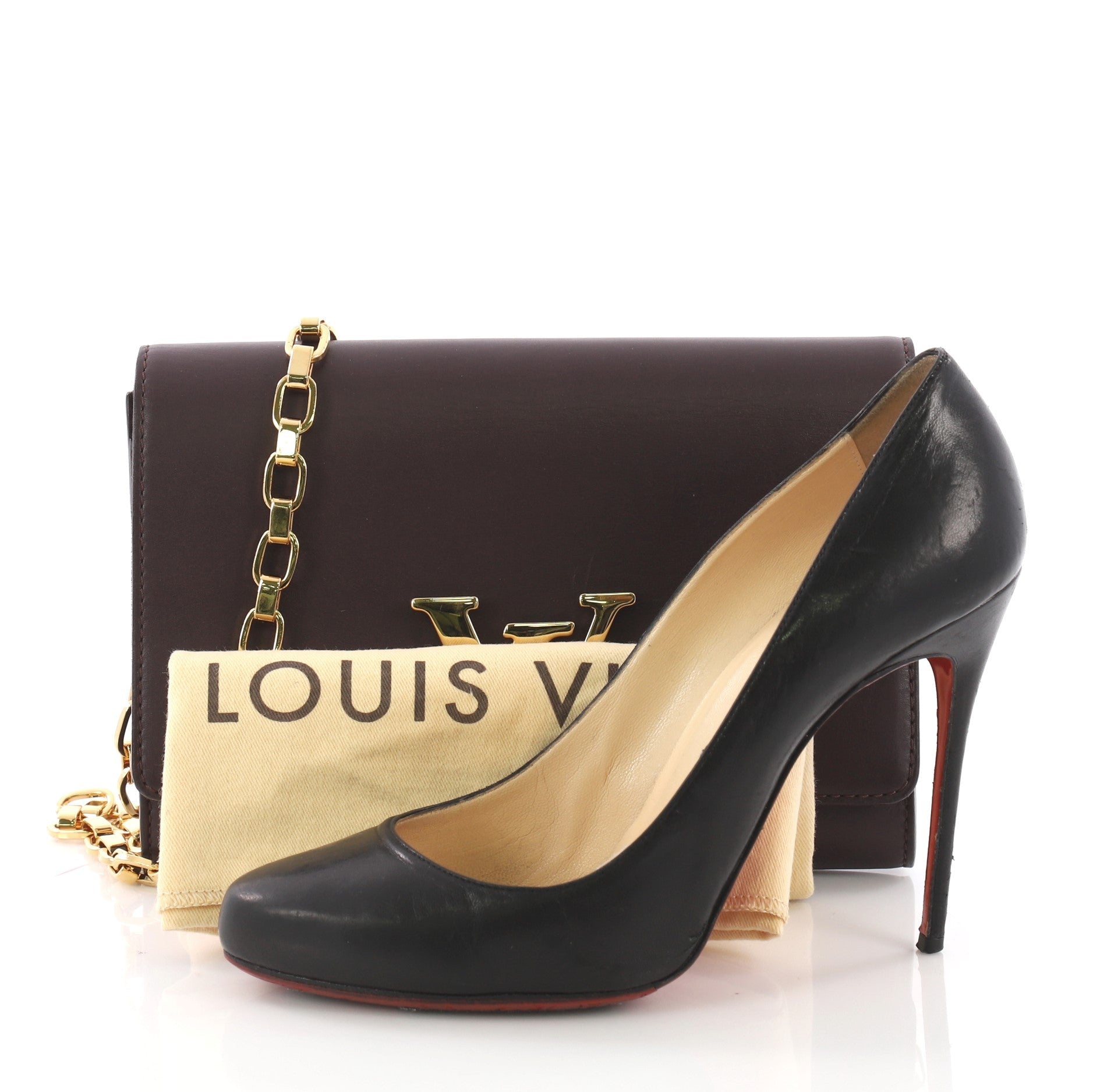 Chain Louise Clutch Leather GM