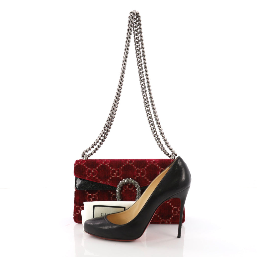 Dionysus Bag GG Velvet Mini
