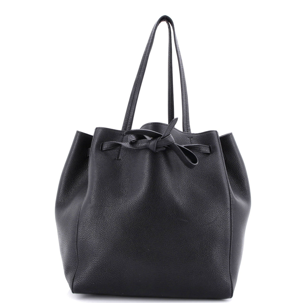 Phantom Tie Cabas Tote Leather Medium