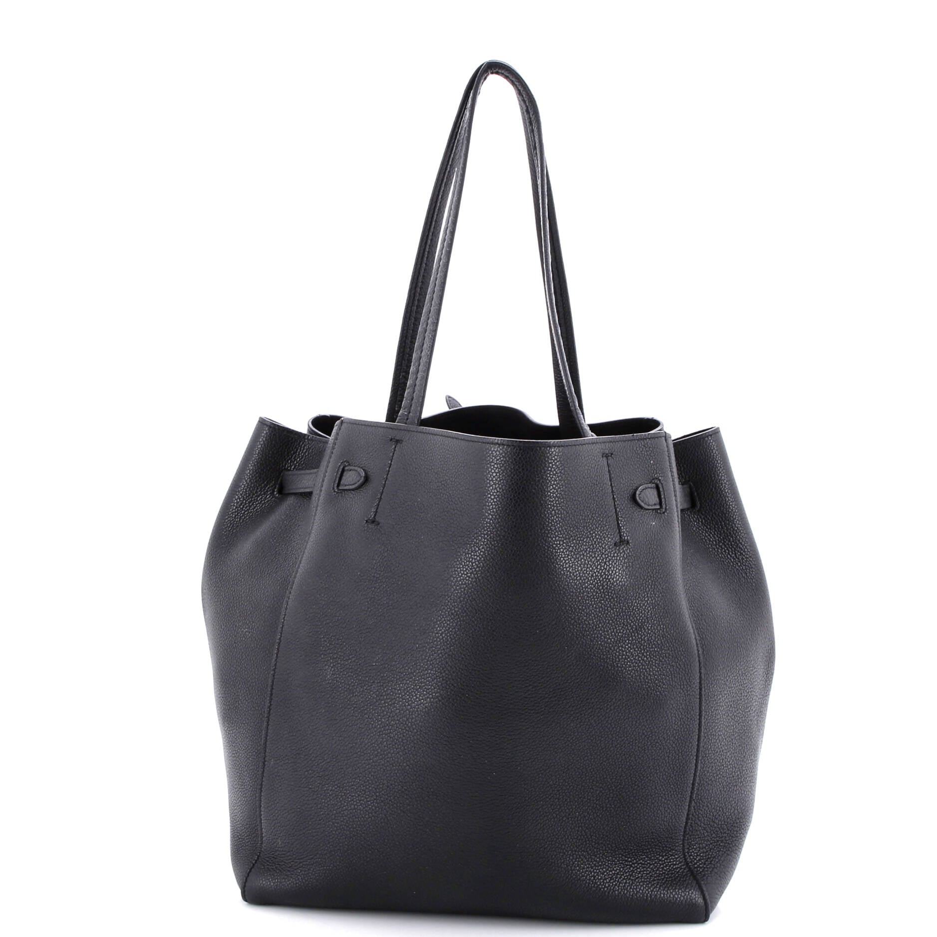 Phantom Tie Cabas Tote Leather Medium