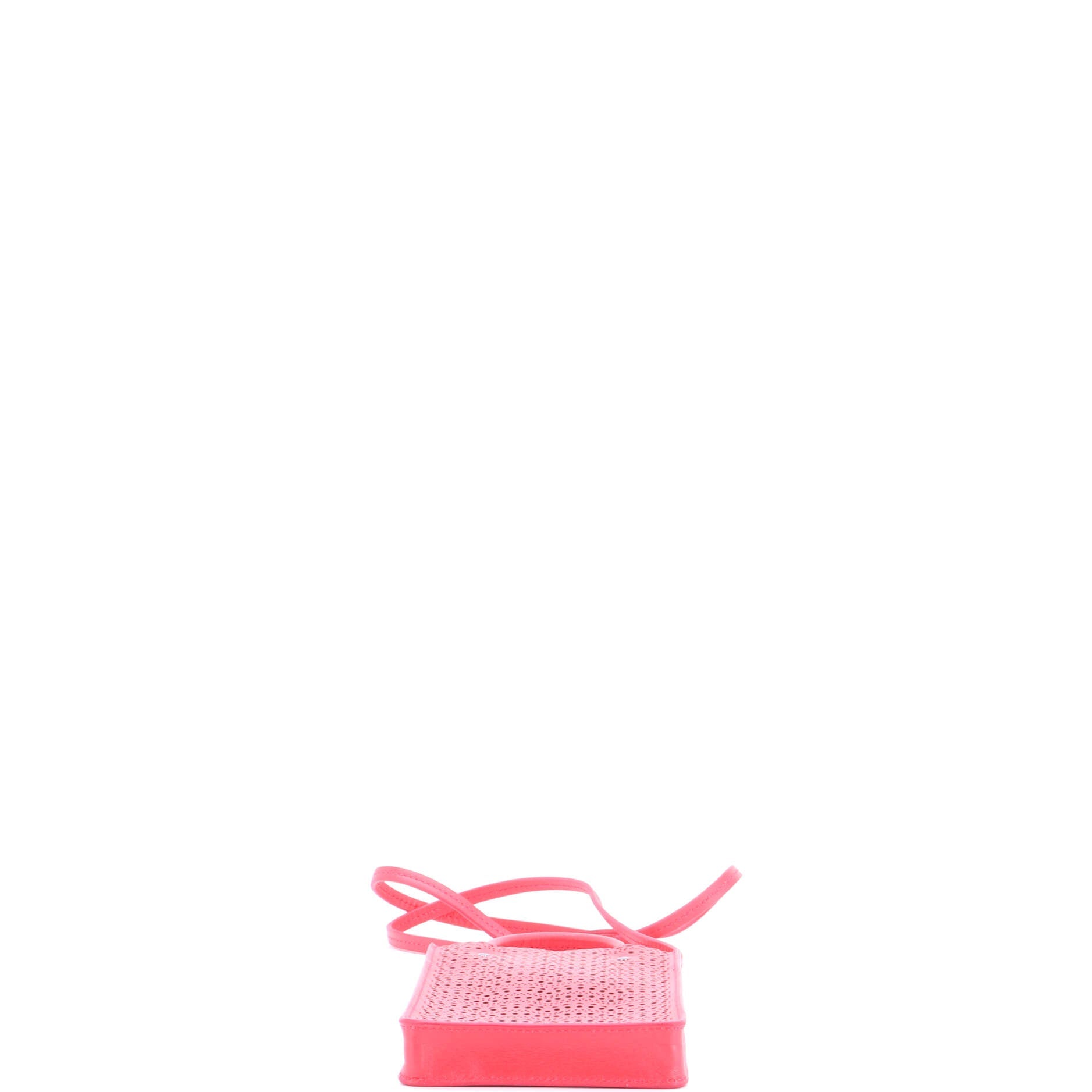 Garance Phone Holder Crossbody Bag Laser Cut Leather Small