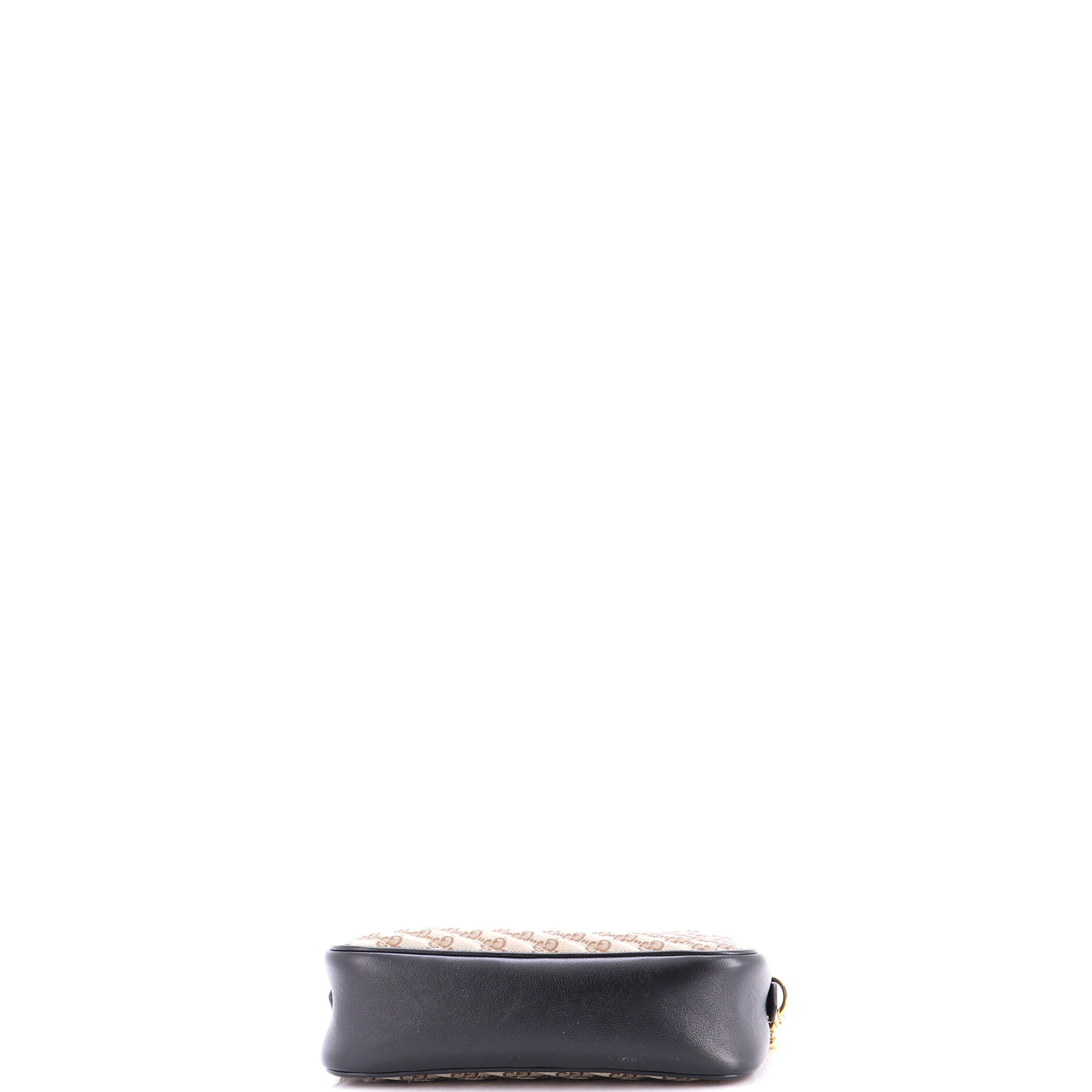 GG Marmont Shoulder Bag Diagonal Quilted GG Canvas with Leather Small