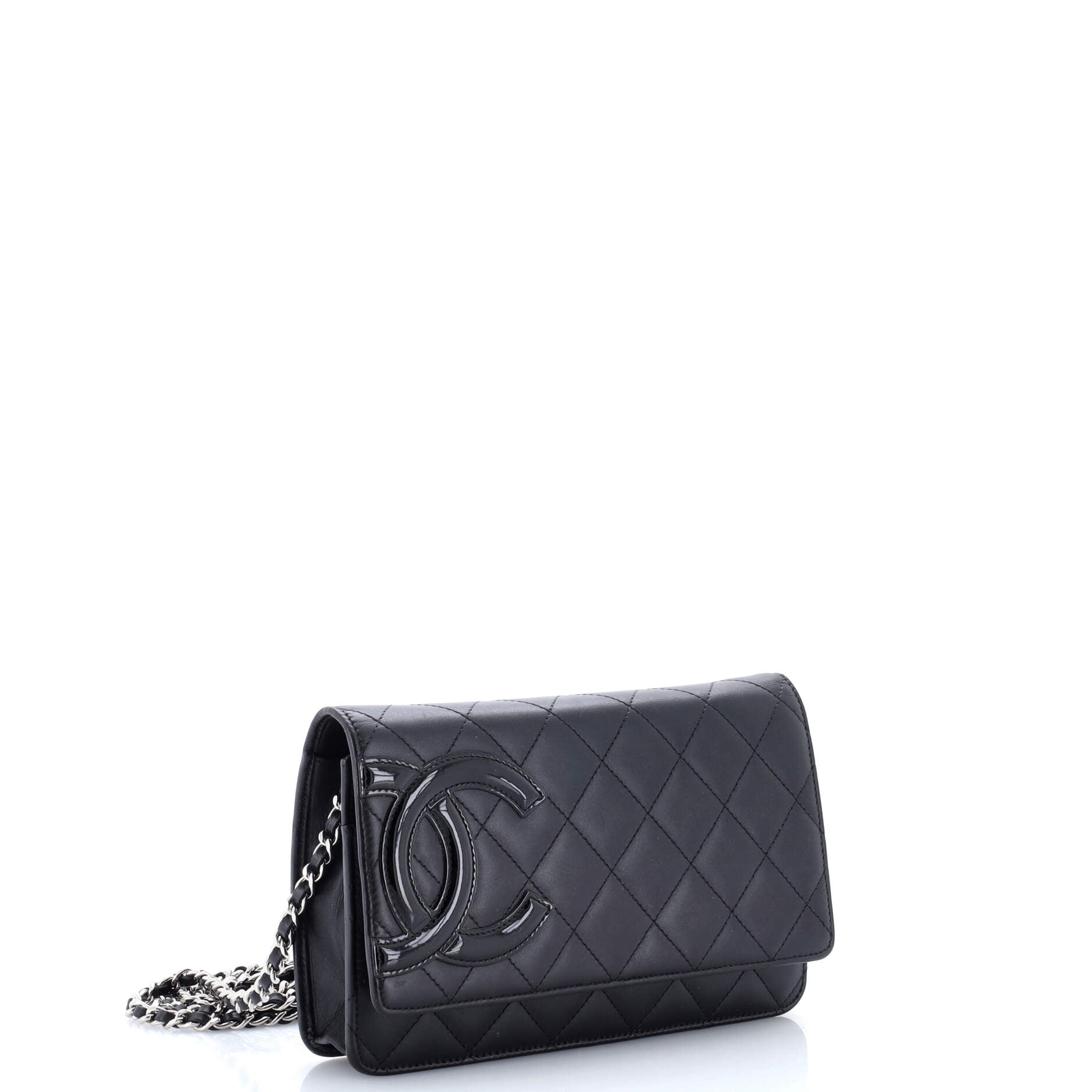 Cambon Wallet on Chain Quilted Leather