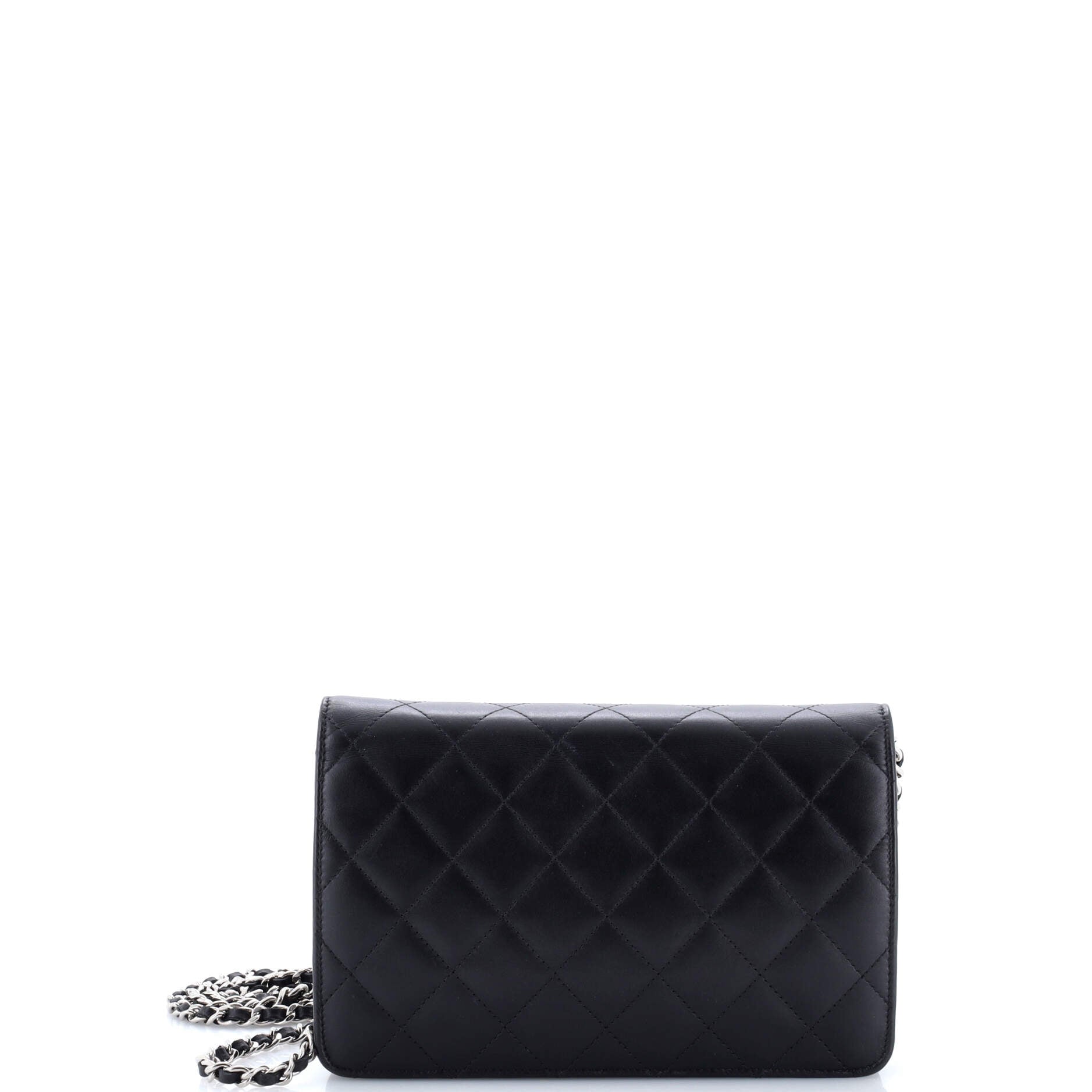 Cambon Wallet on Chain Quilted Leather
