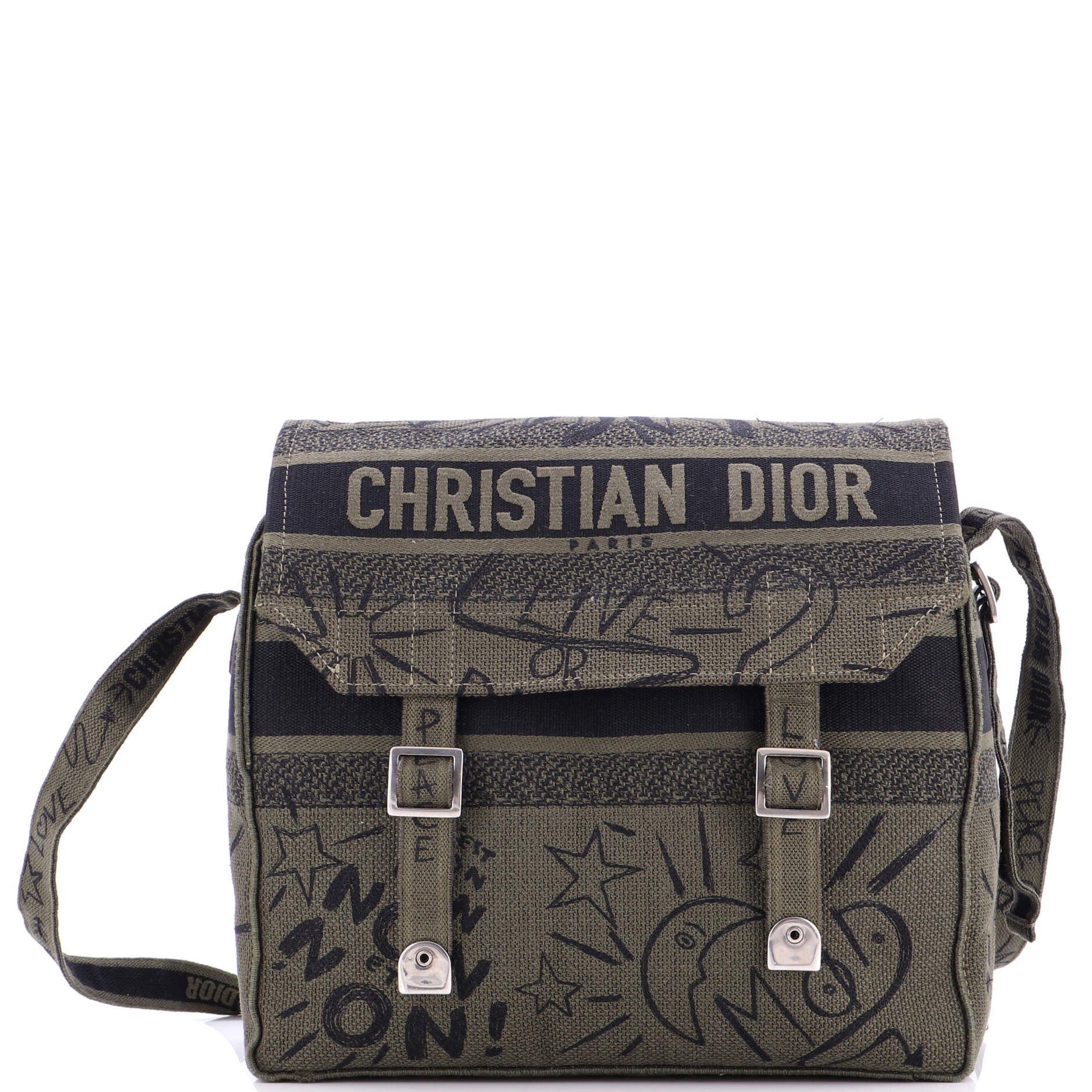 Diorcamp Messenger Bag Printed Canvas