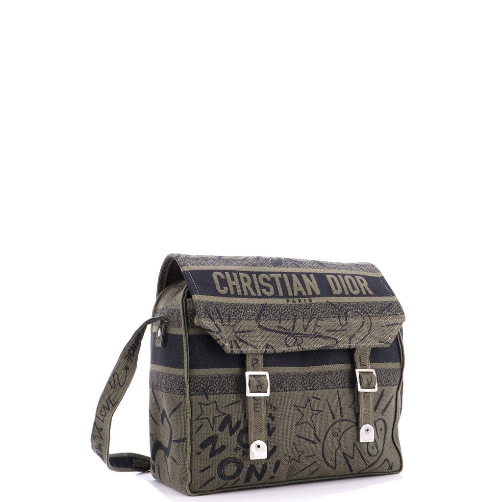 Diorcamp Messenger Bag Printed Canvas