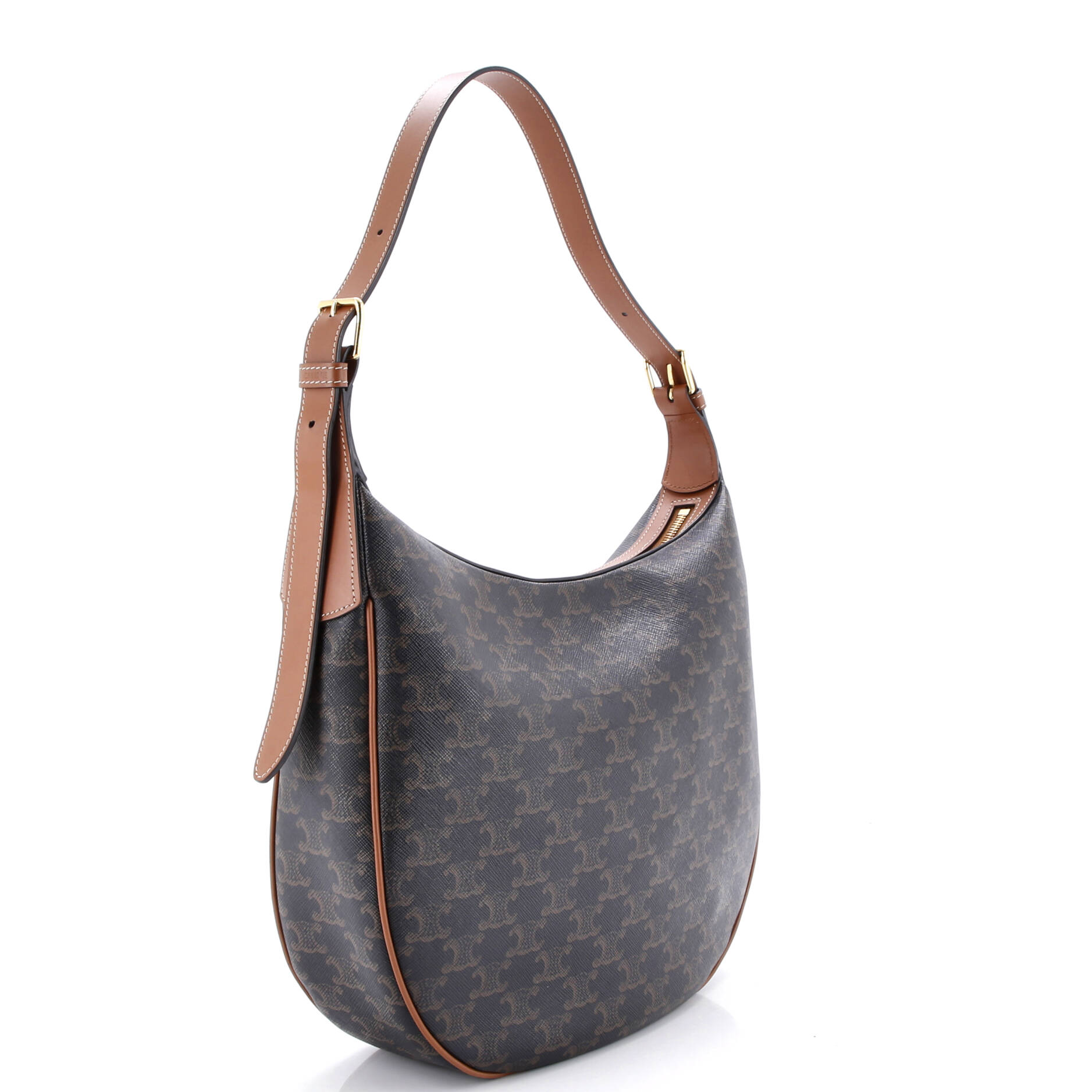 Heloise Bag Triomphe Coated Canvas Medium