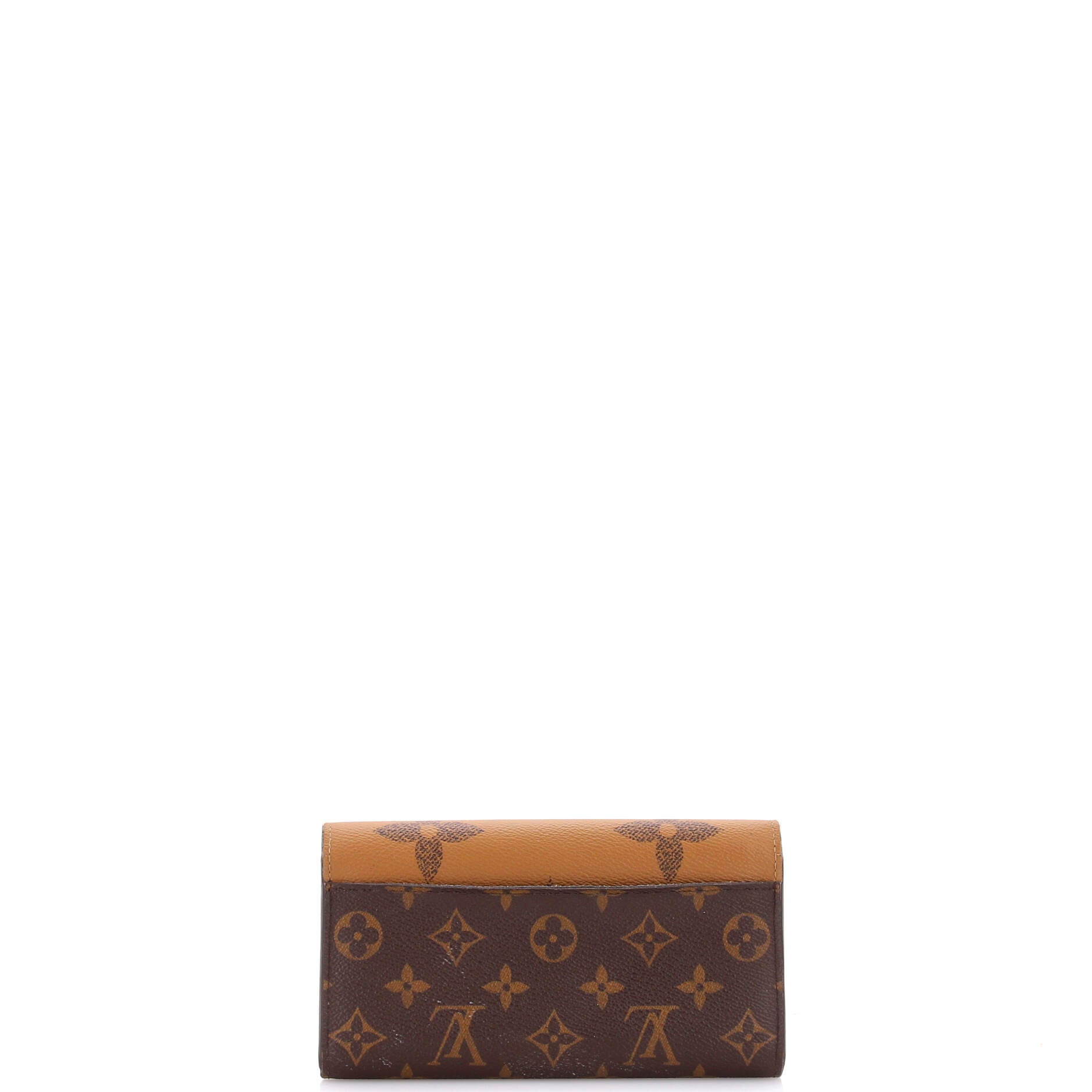 Sarah Wallet NM Reverse Monogram Giant and Monogram Canvas
