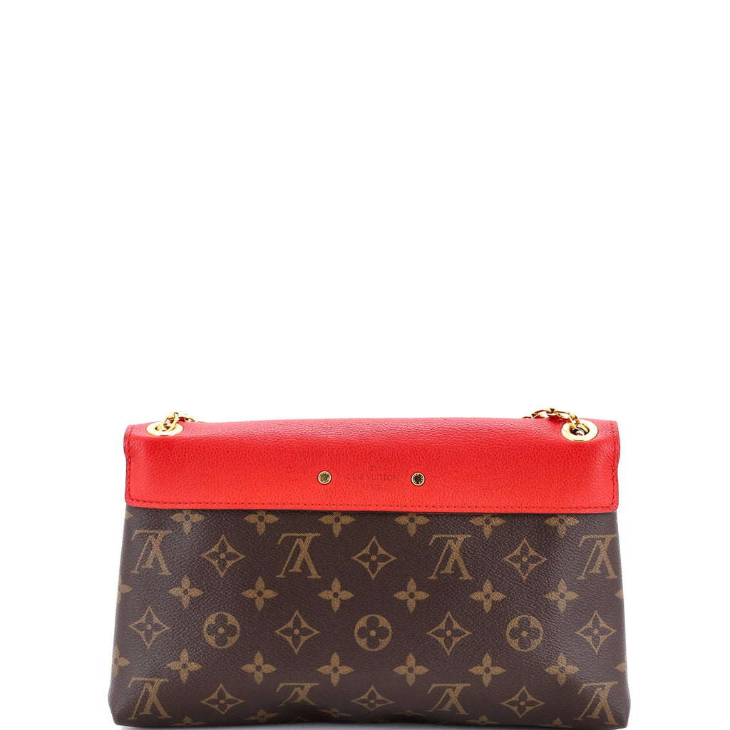 Pallas Chain Shoulder Bag Monogram Canvas and Calfskin