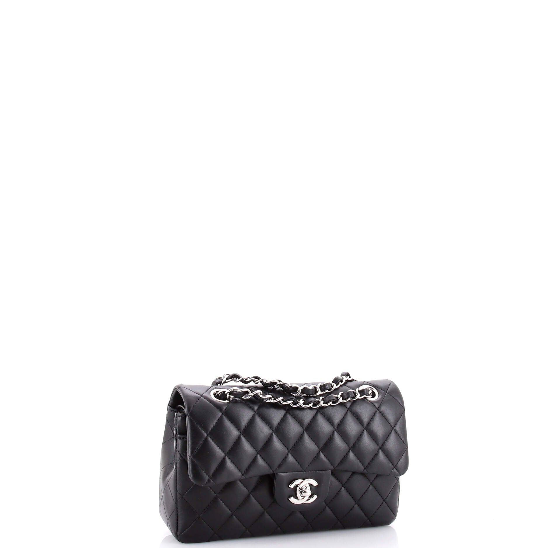 Classic Double Flap Bag Quilted Lambskin Small