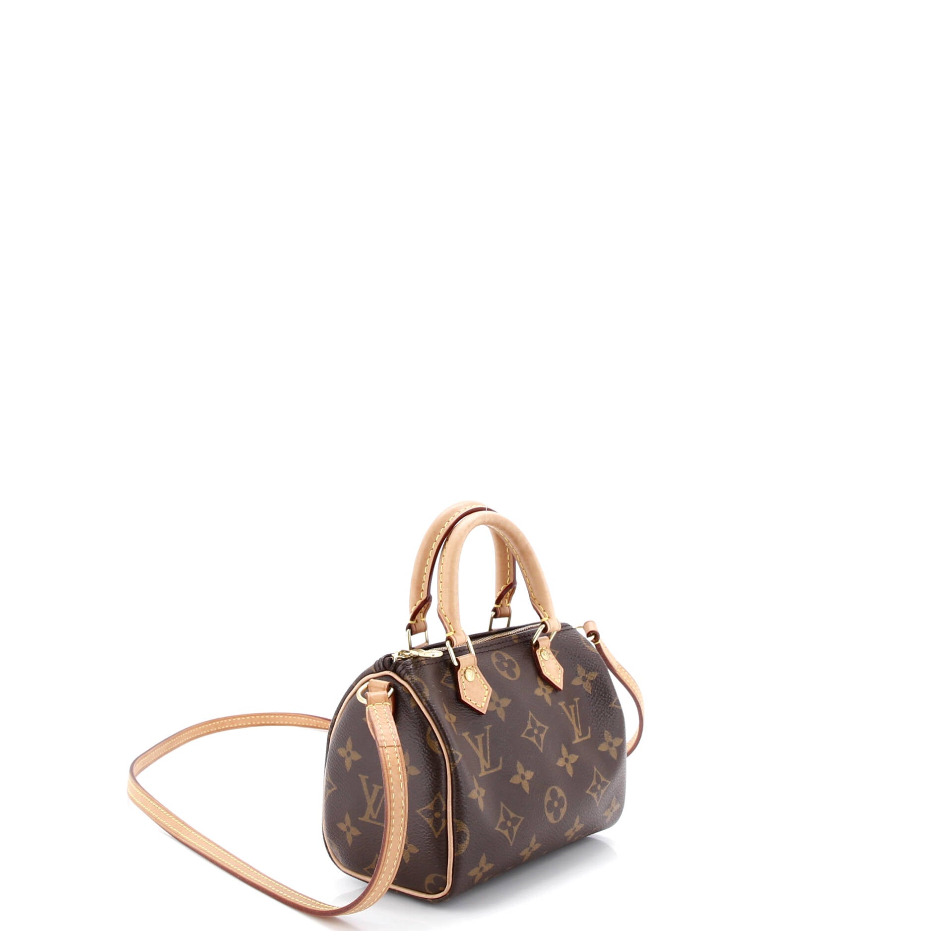 Speedy Bandouliere Bag Monogram Canvas Nano