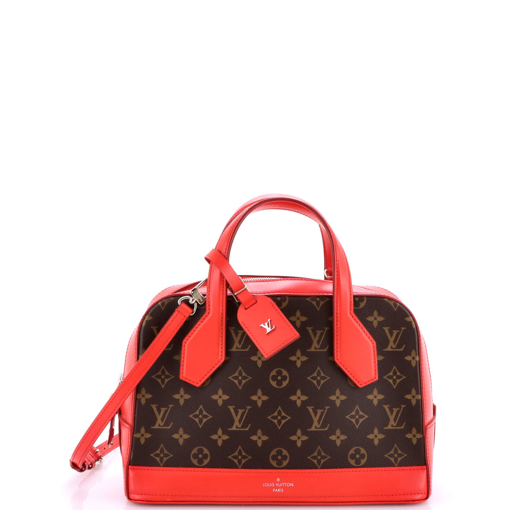 Dora Handbag Monogram Canvas and Calfskin PM