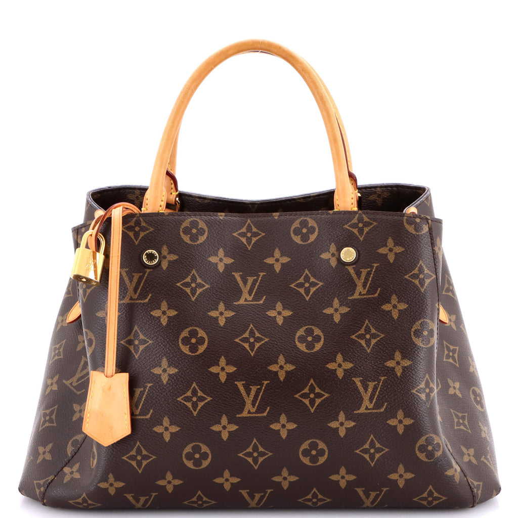 Montaigne Handbag Monogram Canvas MM