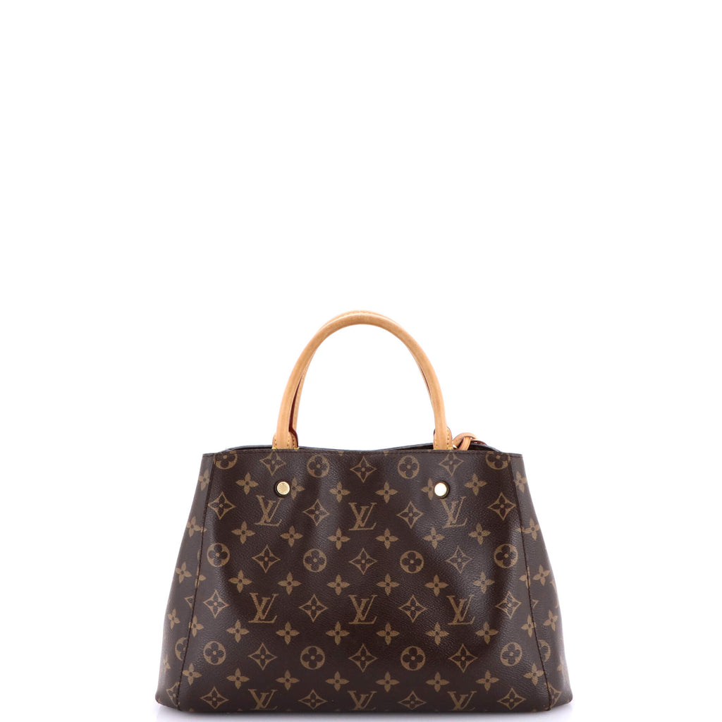 Montaigne Handbag Monogram Canvas MM