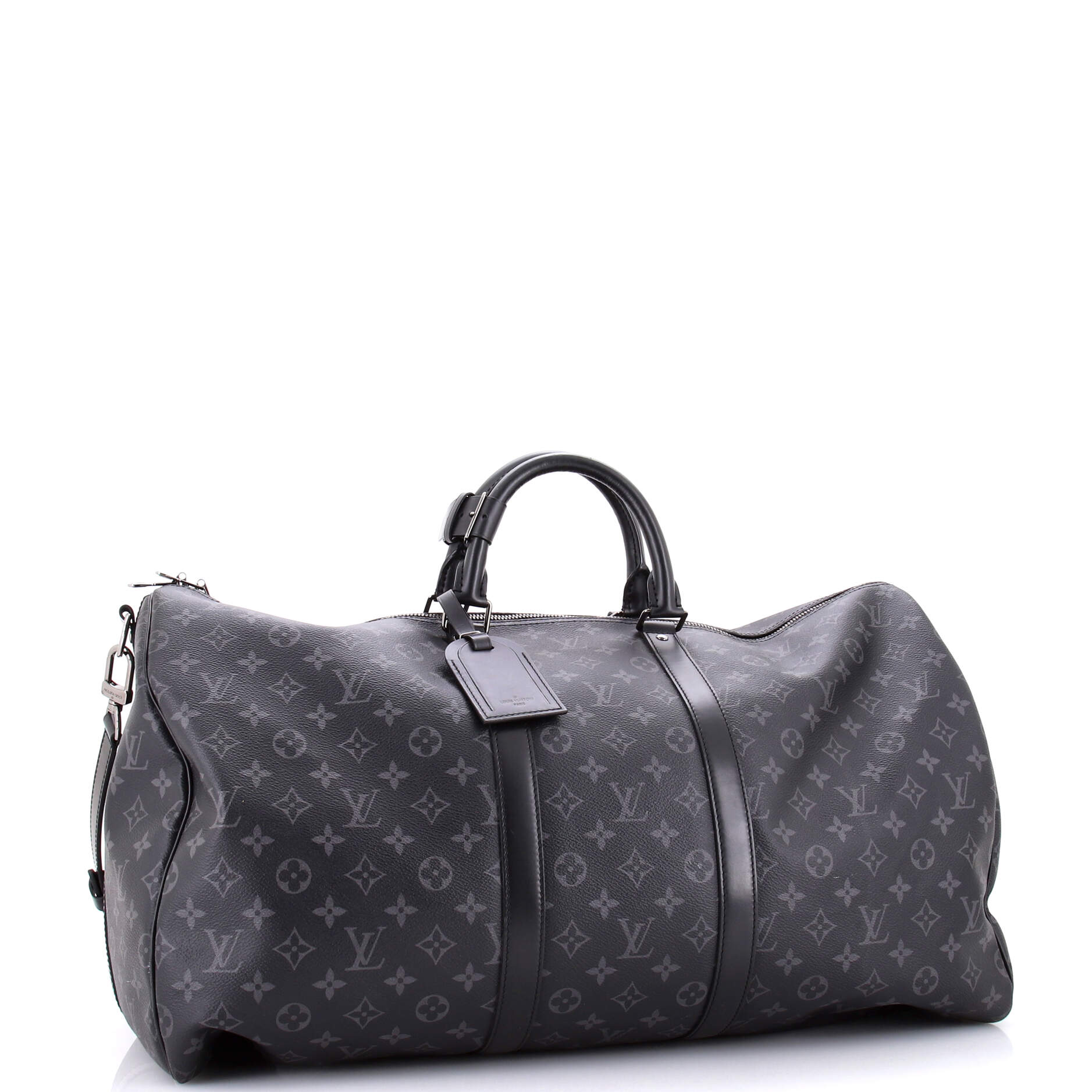 Keepall Bandouliere Bag Monogram Eclipse Canvas 55