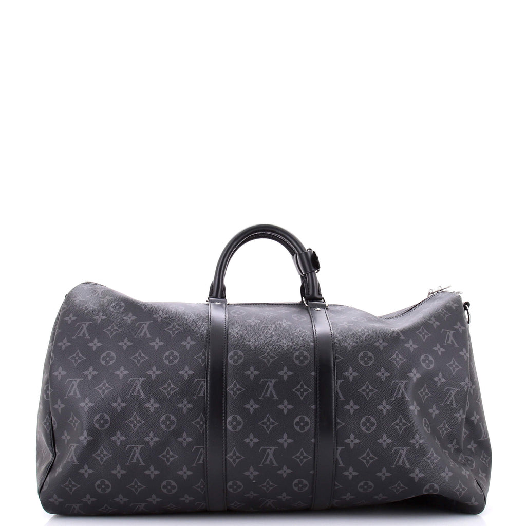 Keepall Bandouliere Bag Monogram Eclipse Canvas 55