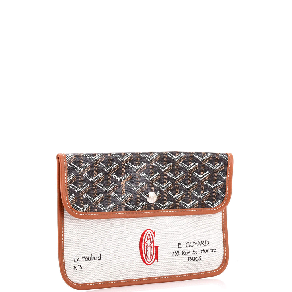 Le Foulard Pouch Coated Canvas