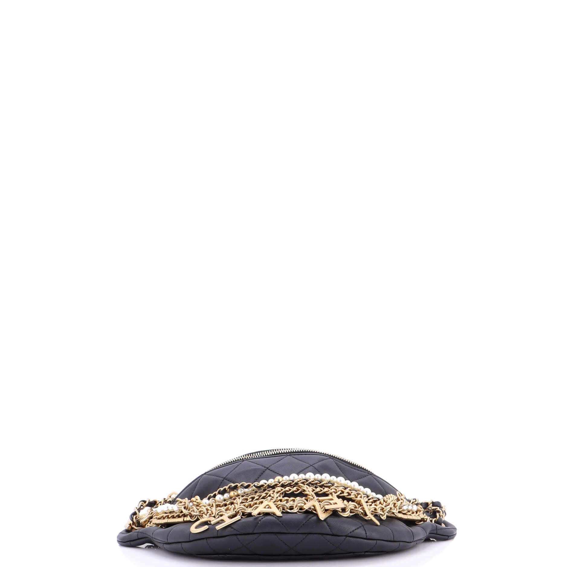 All About Chains Waist Bag Quilted Lambskin