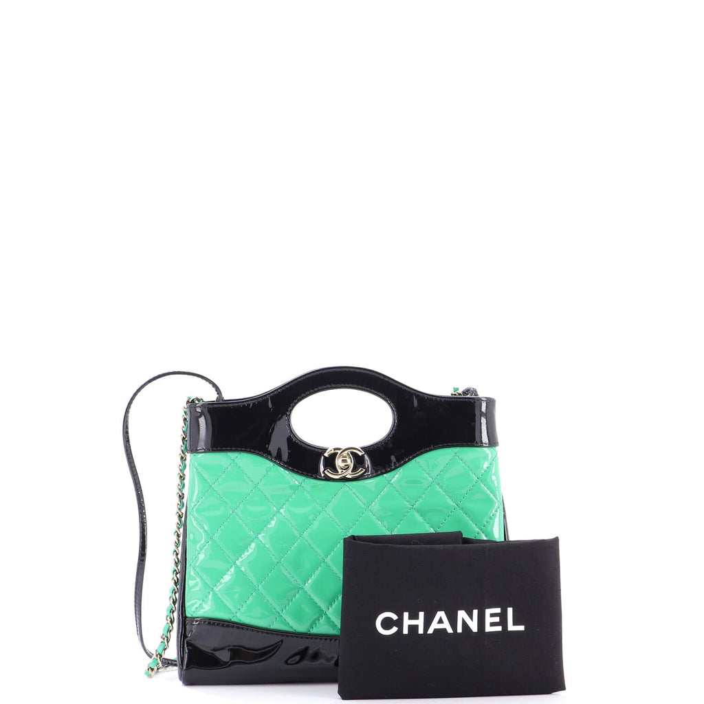 31 Shopping Bag Quilted Patent Mini