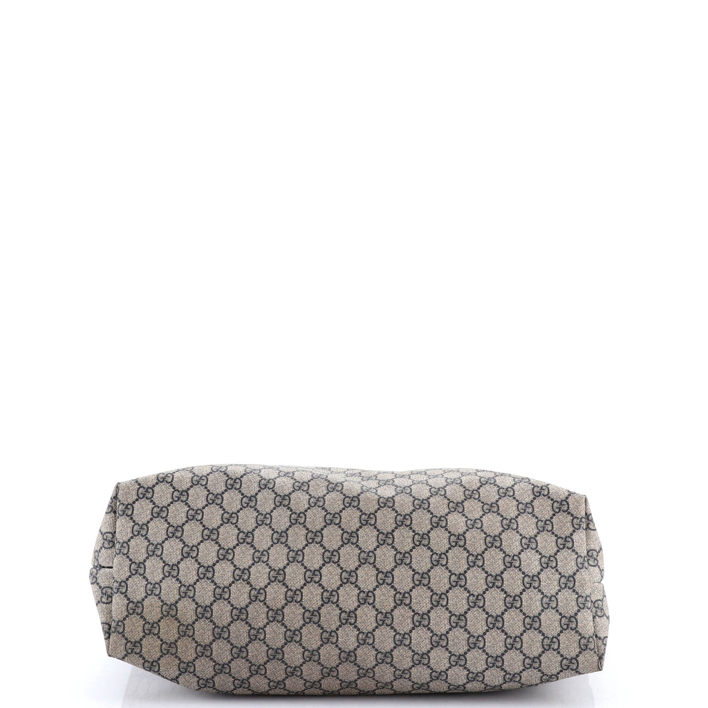Plus Tote GG Coated Canvas with Leather Large