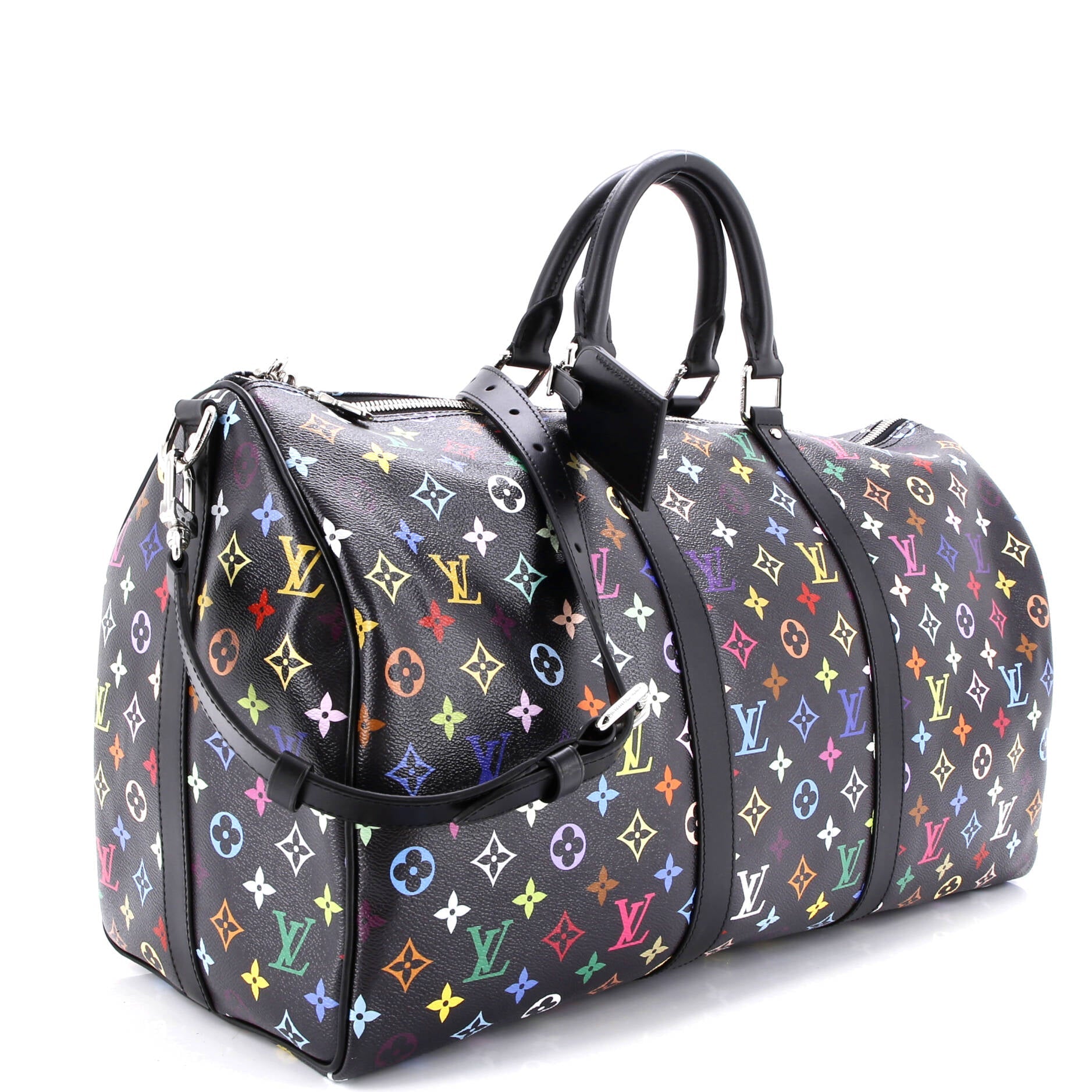 x Takashi Murakami Keepall Bandouliere Bag Monogram Multicolor 50