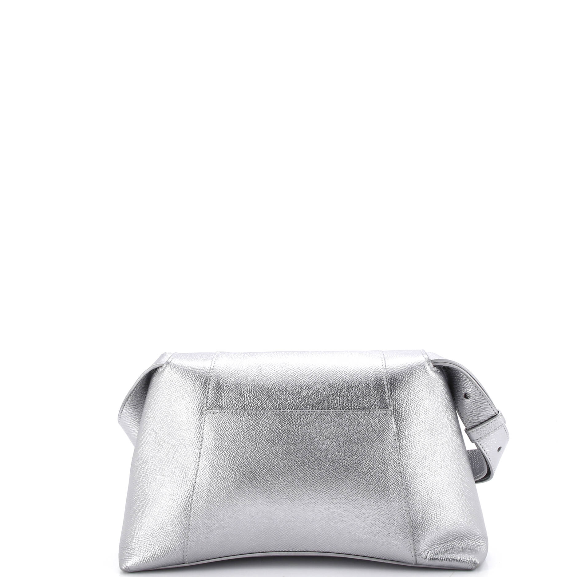 Downtown Soft Hourglass Shoulder Bag Leather Small