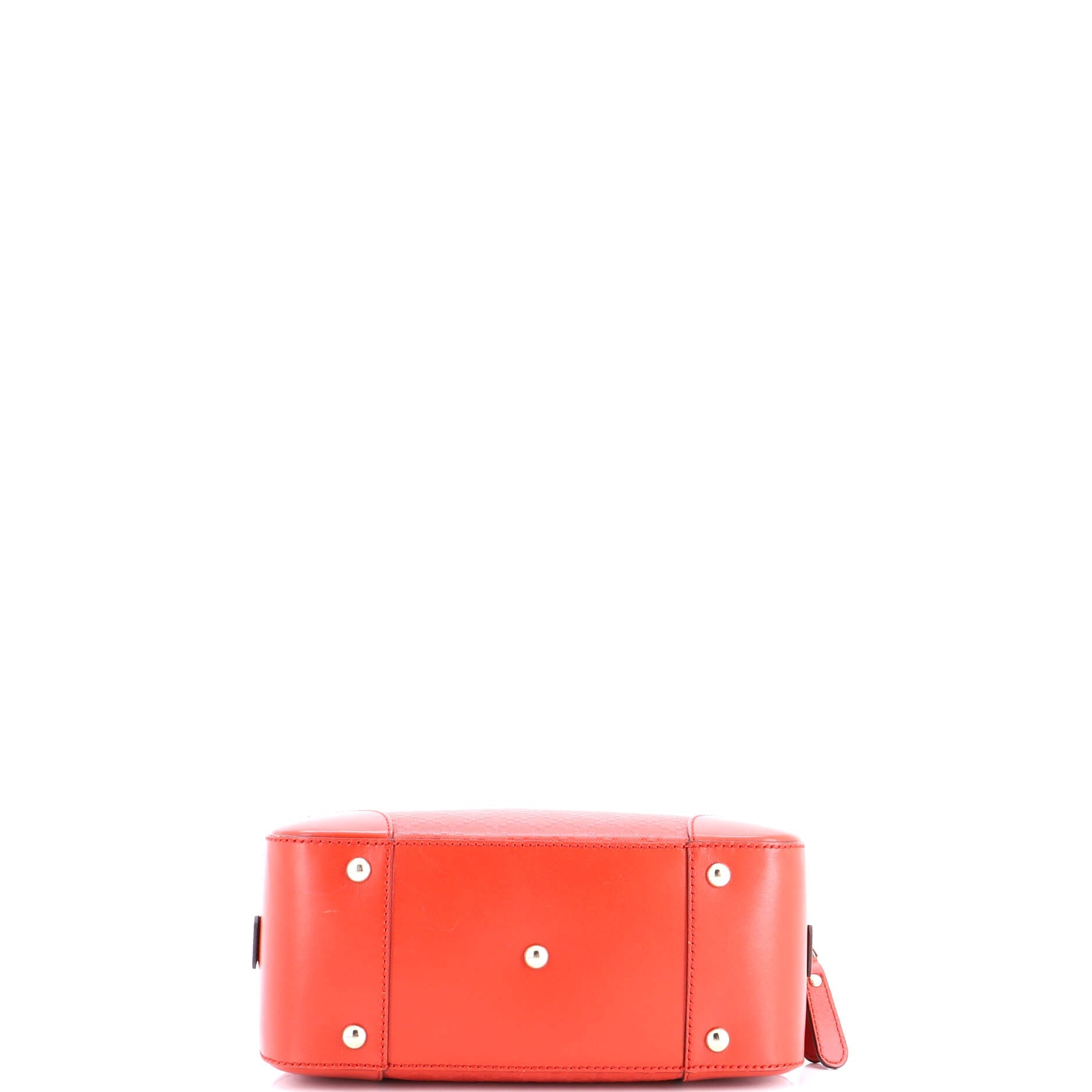 Bright Top Handle Bag Diamante Leather Small